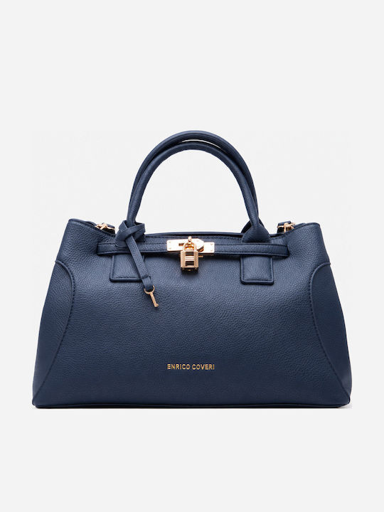 Fabric Women's Handbag Crossbody Navy Blue