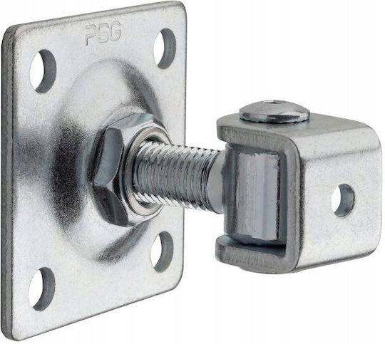 Psg Scharnier Platte 80x80x3mm M16 Gewindee Einstellbar Verzinkte Augenschraube