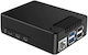 Argon40 Argon Poly+ 5 ABS Калъф с Активно Охлаждане Thrml 30 Mm Raspberry Pi 5 Черен