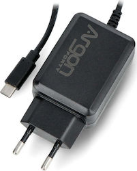 Argon40 Захранващ Адаптер V2 Usb Тип C 5 25v/3 5a Raspberry Pi 4b Черен