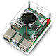 Gravlaser Ανοιχτή Θήκη Raspberry Pi 5 Ανεμιστήρα Διάφανη