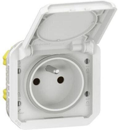 Legrand Plexo Single Power Socket with Automatic Terminals White