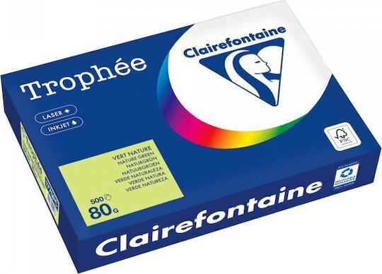Clairefontaine Trophee Копирана Хартия A4 80гр/м² 500 Листа Зелена