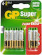 Genius Pack Alkaline Batteries AAA 1.5V 6pcs