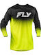 Tricou De Ciclism Copii Motocross Fly Racing Rayce Sonar Hi-Vis Negru Alb
