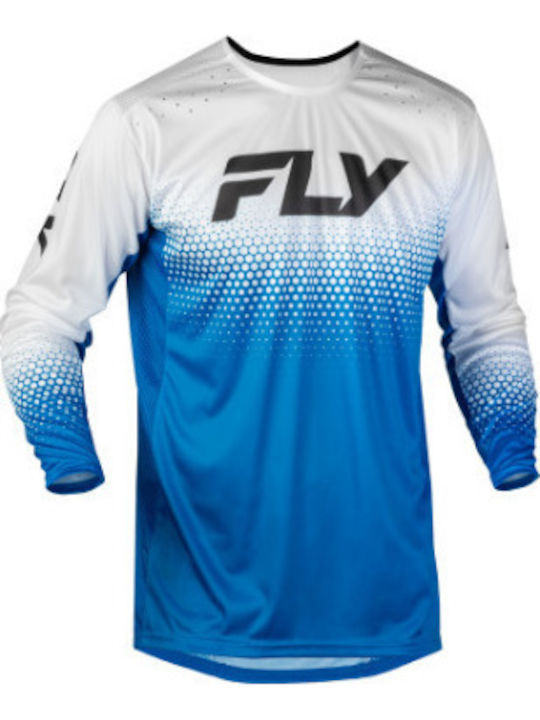 Παιδική Μπλούζα Μοτοκρός Fly Racing Rayce Sonar Μπλε Λευκό Μαύρο