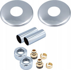 Varioterm Set Für Kühlergehäuse Moni Rózeta Schlauch Pex 3/4" Chrom Varioterm Set Für Kühlergehäuse Moni Rózeta Schlauch Pex 3/4" Chrom