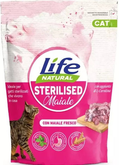 Dry Cat Food for Neutered Cats with Pork / Meat / Ham 0.8kg