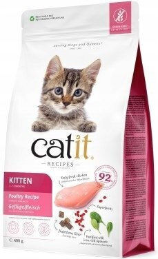 Catit Trockenfutter für Kätzchen mit Geflügel und Granatapfel 0.4kg