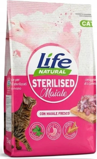 Dry Cat Food for Neutered Cats with Pork / Meat / Ham 7.5kg