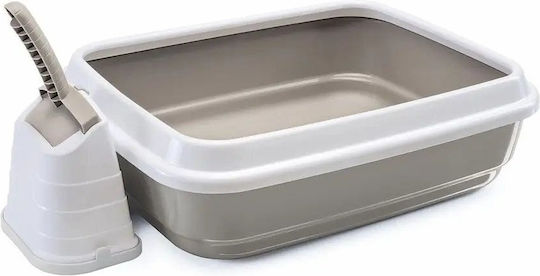 Zolux Zolux Grey Cat Litter Tray L59 x W40 x H28cm