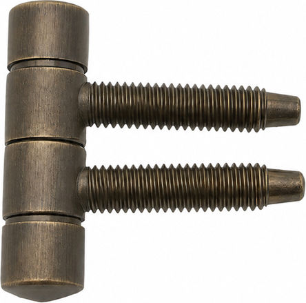 Metalor Messing Scharnier Schraube Einfach Ø13 Matt Antik