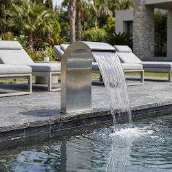 vidaXL Pool Wasserfall Mit LED Beleuchtung Aus ...