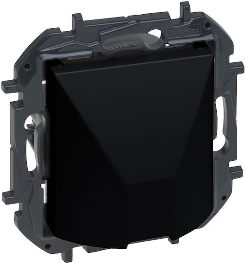 Legrand Niloe Kabel Frontplatte für Ausgang in Schwarz Farbe 863529B