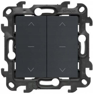 Kontakt-Simon Mechanism For Roller Shutter Push Button In Grey Colour NZW2.01/38