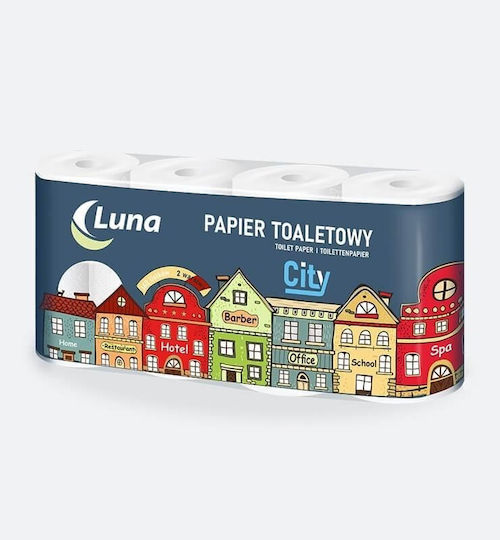 Dga Optima Luna City Hârtie igienică 2 foi 8 pachete