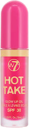 Hot Take Glow Lippenöl SPF 30 Rosa W7