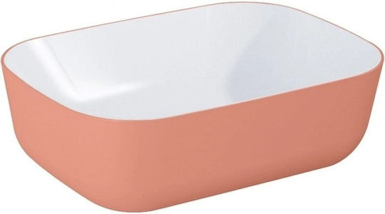 Malys Group Επικαθήμενος Νιπτήρας Πορσελάνης 50x40x18cm Malys Group Επικαθήμενος Νιπτήρας Πορσελάνης 50x40x18cm