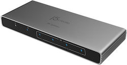 J5create HDMI 2.1 8K Сплитер с 4 Посоки Jdsh814-n J5create HDMI 2.1 8K Сплитер с 4 Посоки Jdsh814-n