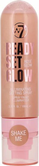 Ready Set Glow Фиксиращ спрей Rose Glow W7