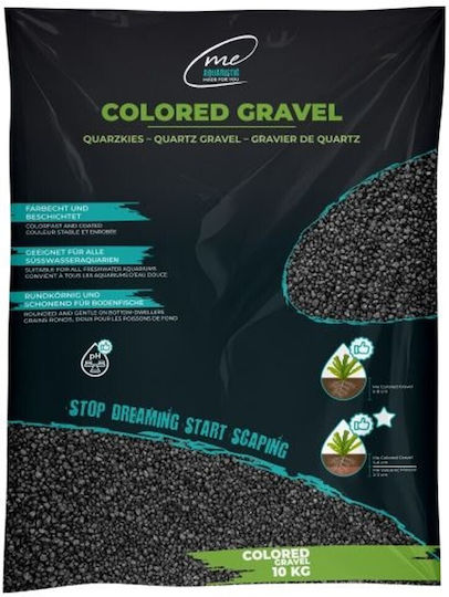 Aquarium Sand Me Colored Gravel Obsidian Black 2-3 Mm 10 Kg