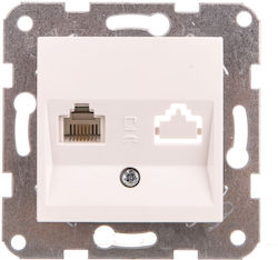 Panasonic Telefonsteckdosen Mechanismus Einzeln in Weiß Farbe 90967013 Panasonic Telefonsteckdosen Mechanismus Einzeln in Weiß Farbe 90967013