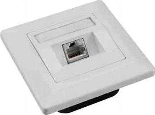 Solarix Cat6 Utp Socket 1 X Rj45 Under Crossbar