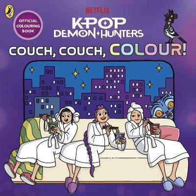 Kpop Demon Hunters Couch Couch Официална Книжка За Оцветяване Puffin