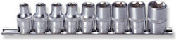 Jonnesway Socket Set Torx 1/2'' E10-E24 9 Pieces S06H49S Jonnesway Socket Set Torx 1/2'' E10-E24 9 Pieces S06H49S