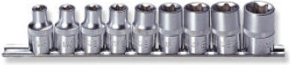 Jonnesway Socket Set Torx 1/2'' E10-E24 9 Pieces S06H49S