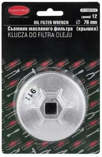 Rockforce Καρυδάκι Φίλτρου Λαδιού 76mm 12-γωνο
