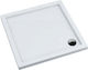 Aquaform Square Porcelain Shower x White