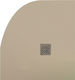 Karag Classic Semicircular Shower Artificial Stone 90x90cm Beige