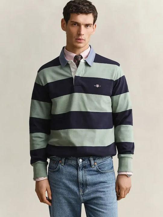 Gant Polo Μπλούζα Μακρυμάνικη Green