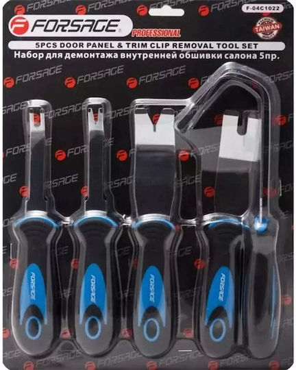 Forsage Car Upholstery Plastic Clip Removal Tools 5 Pieces