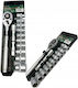 Mercaton Ratschen- und Steckschlüssel-Set 1/2" 12 Stück