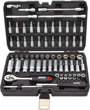 AWTools Ключ тресчотка с вложки 1\4" 63 бр
