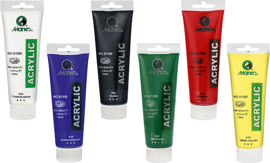 Marie's Ακρυλικό Χρώμα Ζωγραφικής Black 120ml