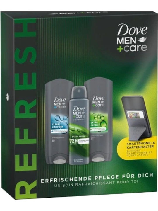Dove Refresh Skin Care Set for Moisturizing & Body Cleaning 4 Pieces