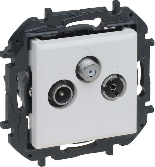 Legrand TV-Antennensteckdose Radio Terminal in Weiß Farbe 863179B