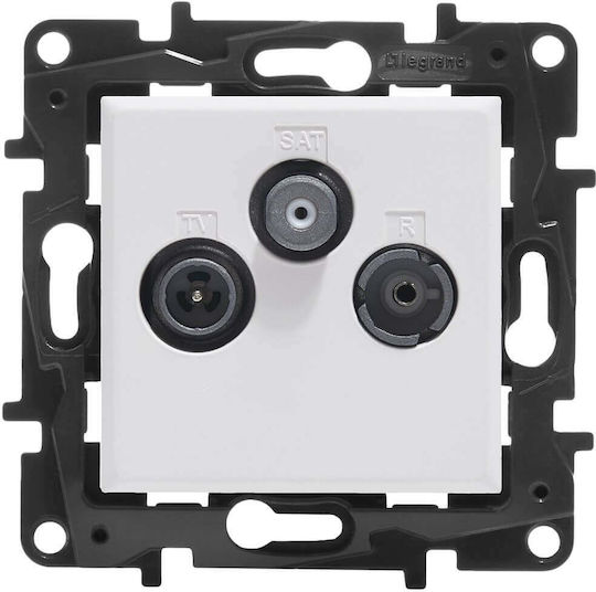 Legrand TV-Antennensteckdose Terminal in Weiß Farbe 863180B