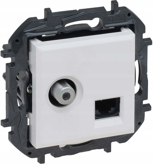 Legrand TV-Antennensteckdose in Weiß Farbe 863177B