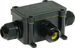 Plastrol Outdoor Branch Junction Box Waterproof IP68 in Black Colour