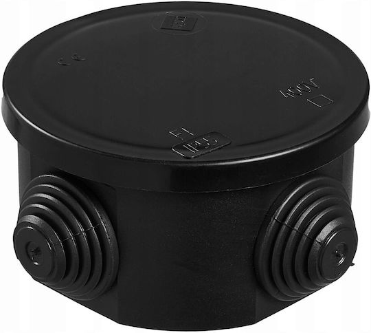 Elektro Plast Електрическа Кутия За Външен Монтаж IP55 В Черен Цвят