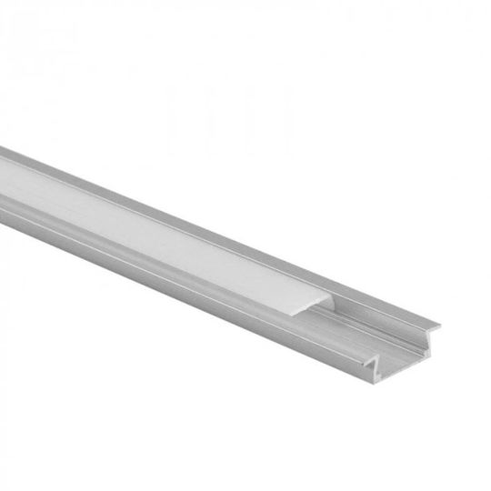 Eco Light Eingebautes LED-Strip-Aluminiumprofil mit Opalabdeckung 300cm