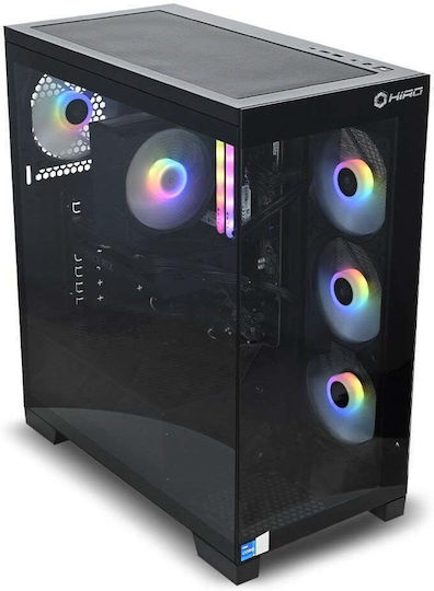 NTT System Hiro Aurora Гейминг Настолен Компютър (Ultra 9-285K/32GB DDR5/1TB SSD/GeForce RTX 5070 Ti/W11 Home)