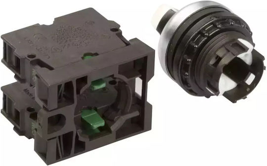 Comutator 3 Stâlpi 22mm Negru 2z Fără Retur Automat M22-wrk3/k20 216520