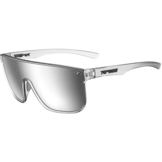 Tifosi Cycling Glasses With Silver Frame And Transparent Mirror Lenses