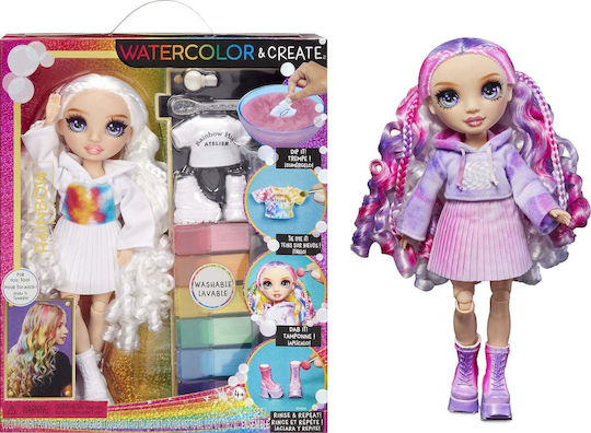 MGA Entertainment Watercolor & Create Кукла Rainbow High 50см Различни дизайни