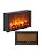 Vilde Metallische Floortop Laterne Schwarz 10x41x25cm